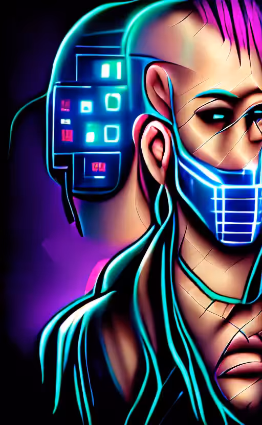 Cyberpunk Portrait 25