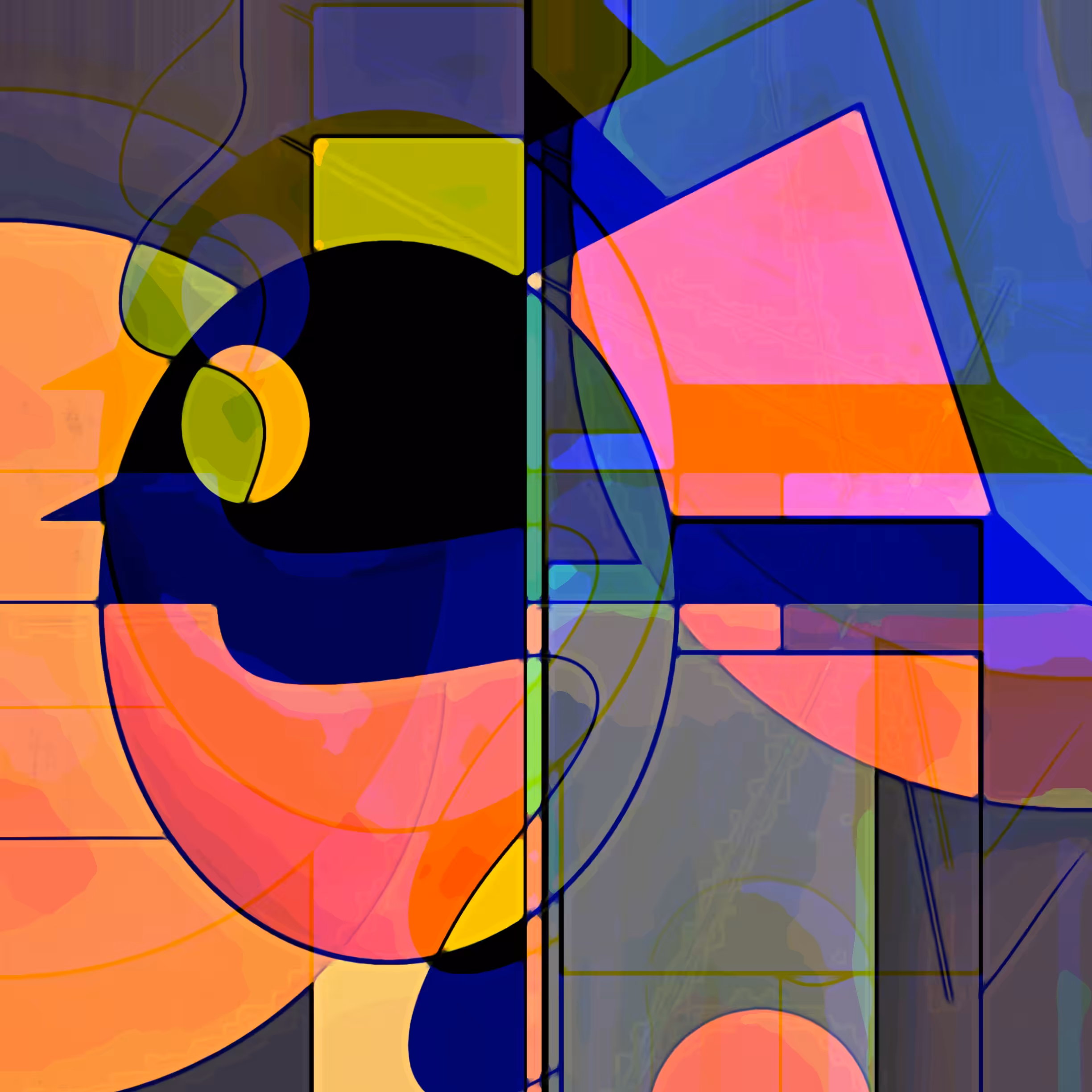 Geometric Abstraction No.1, Neko#1