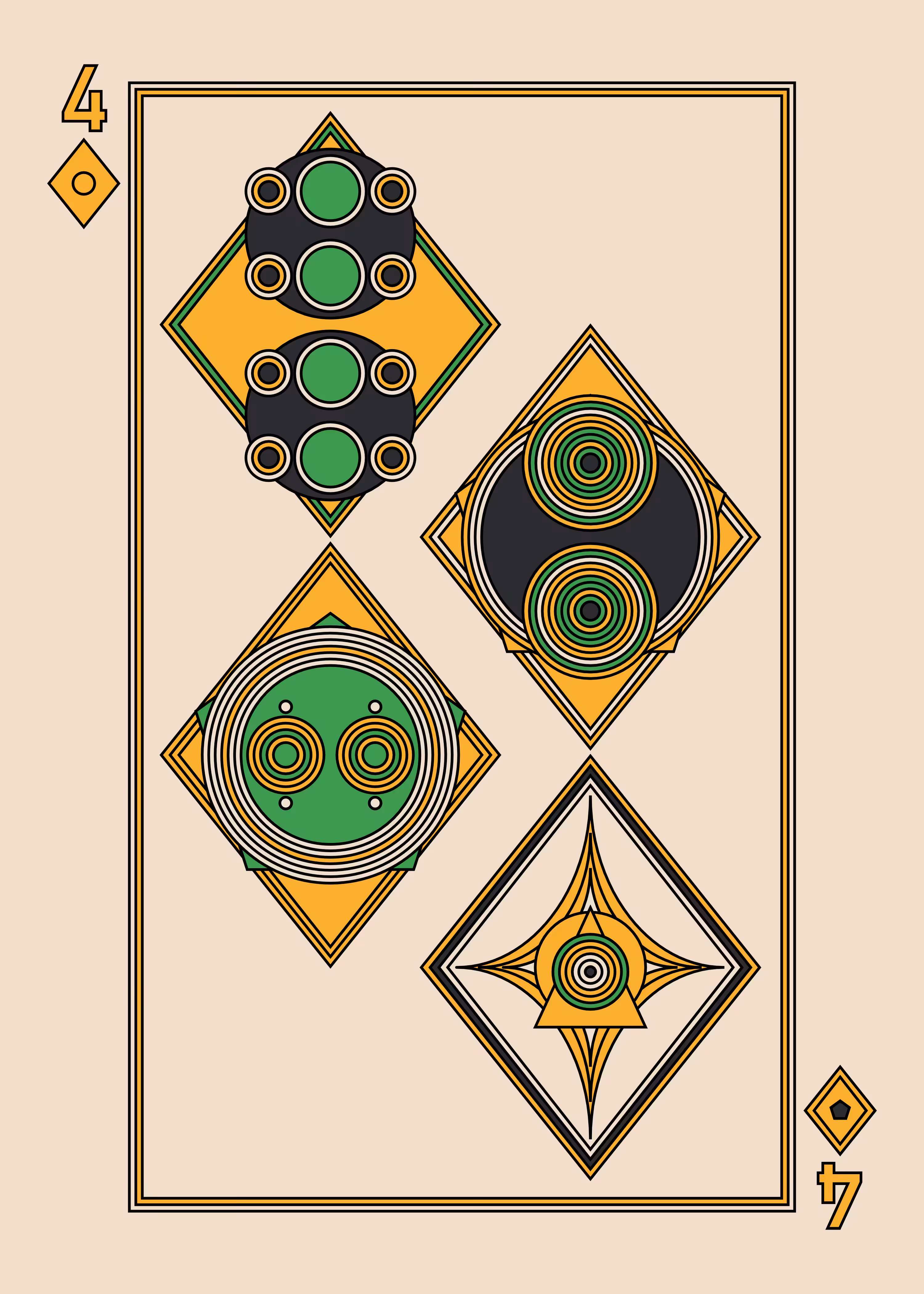 Four of Diamonds Light