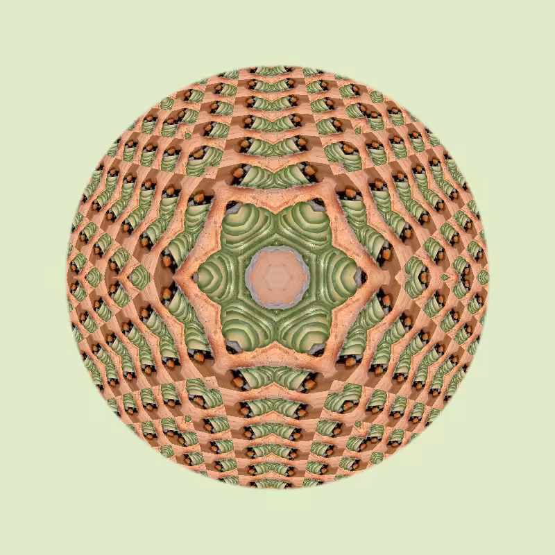 Caterpillar through Kaleidoscopic Glasses #1