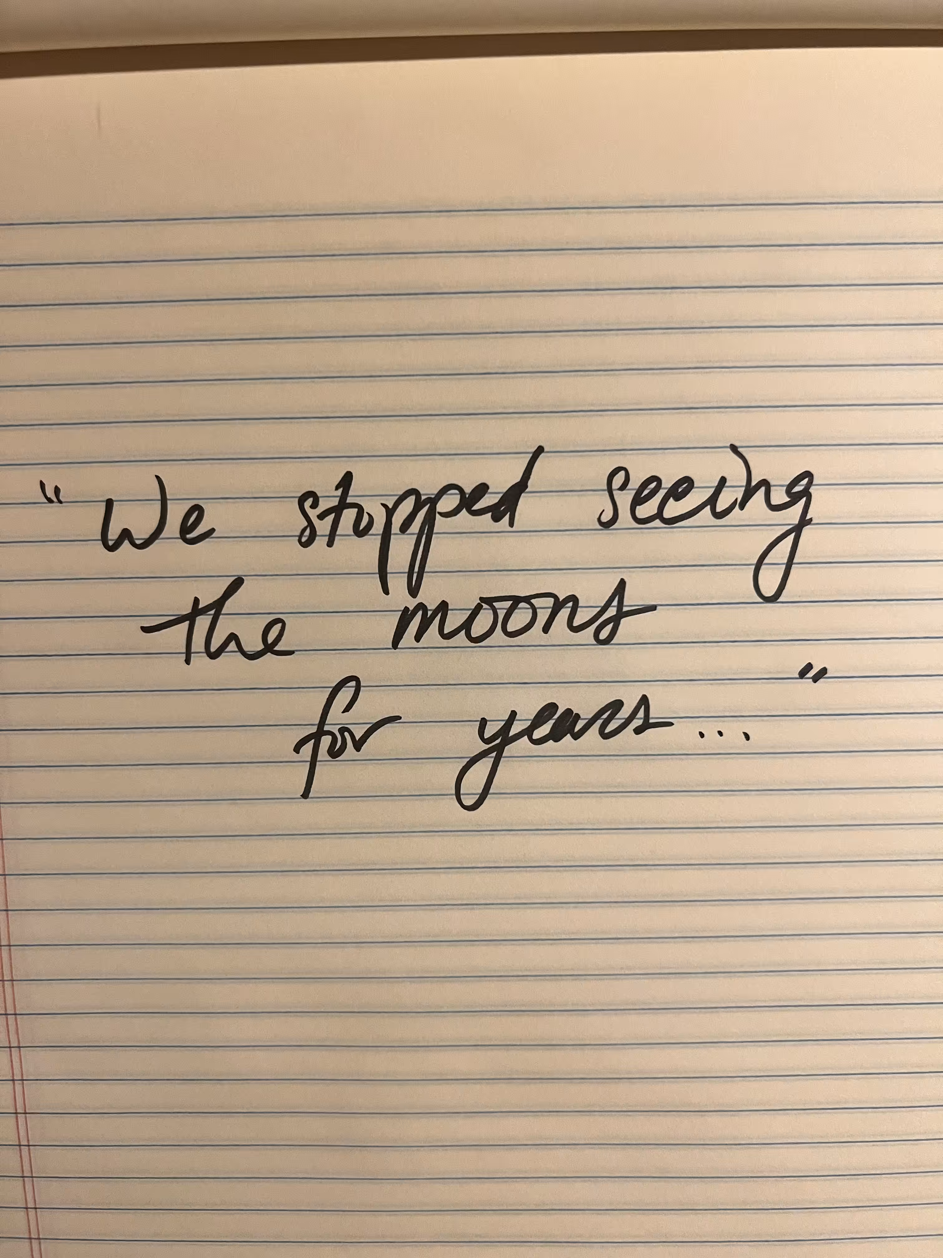 where did the moons go?