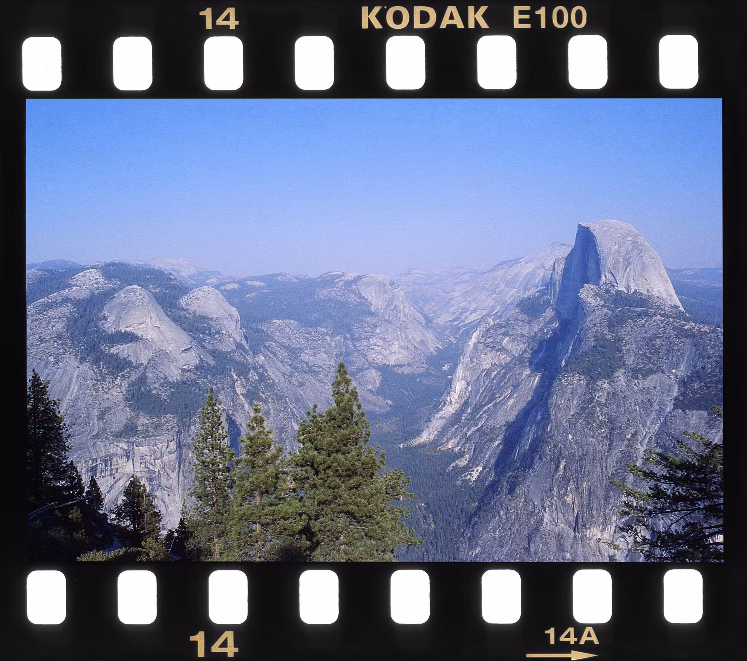 Yosemite Valley on Ektachrome