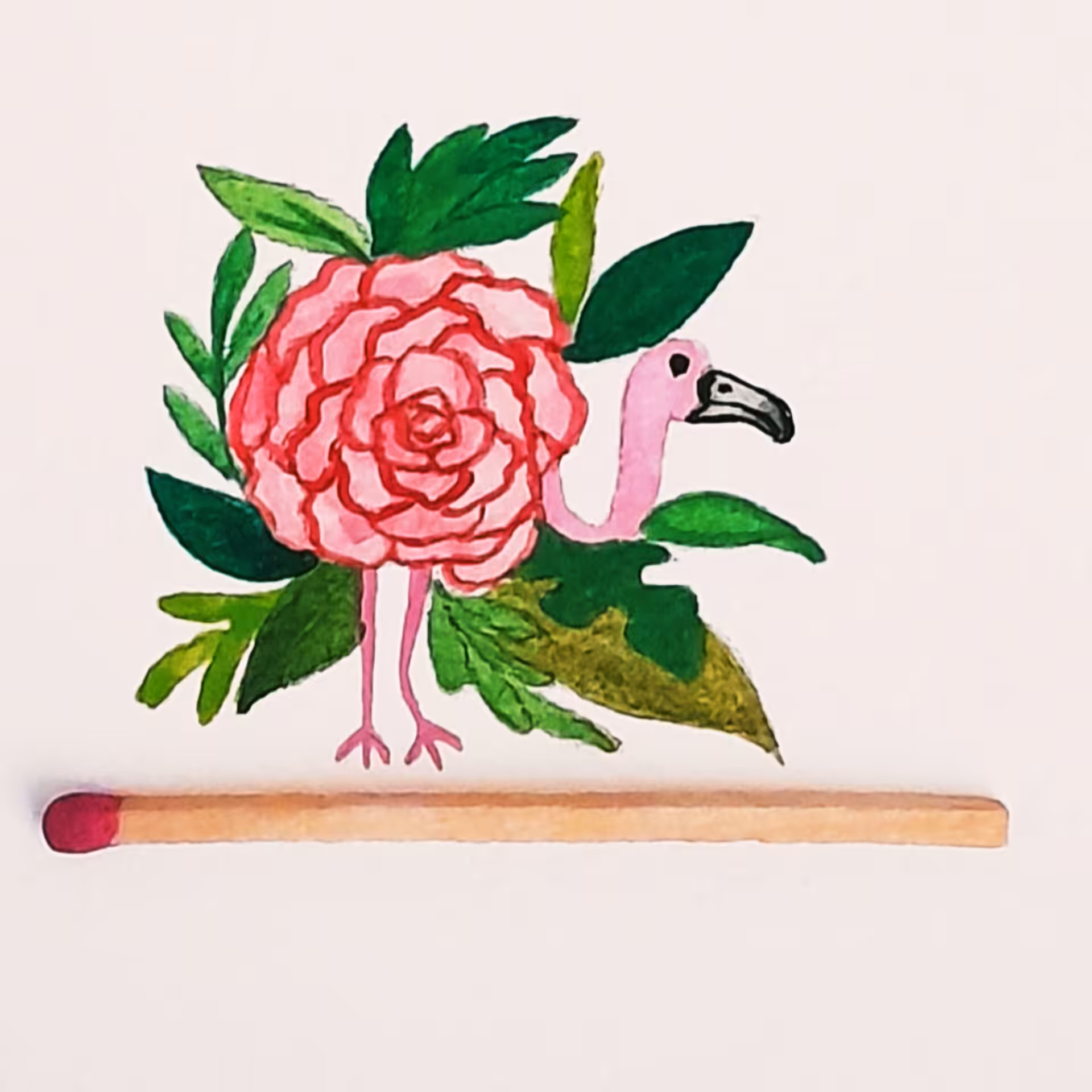  Matchstick: Flamingo 5