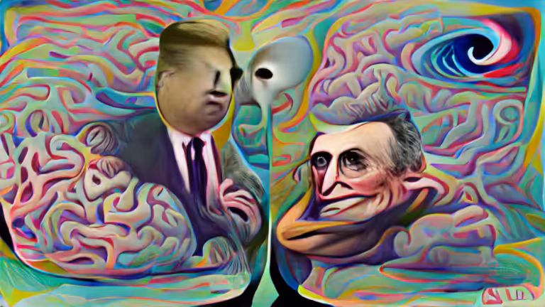 The two surreal minds of America (pixray_genesis)