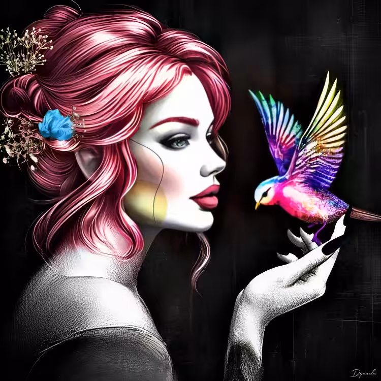 Winged beauty
