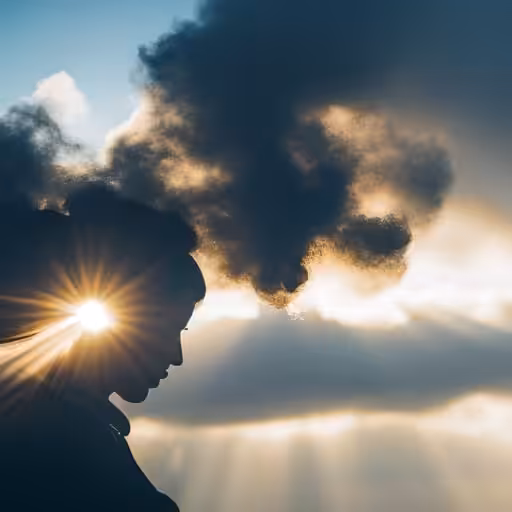Clouds and sun 