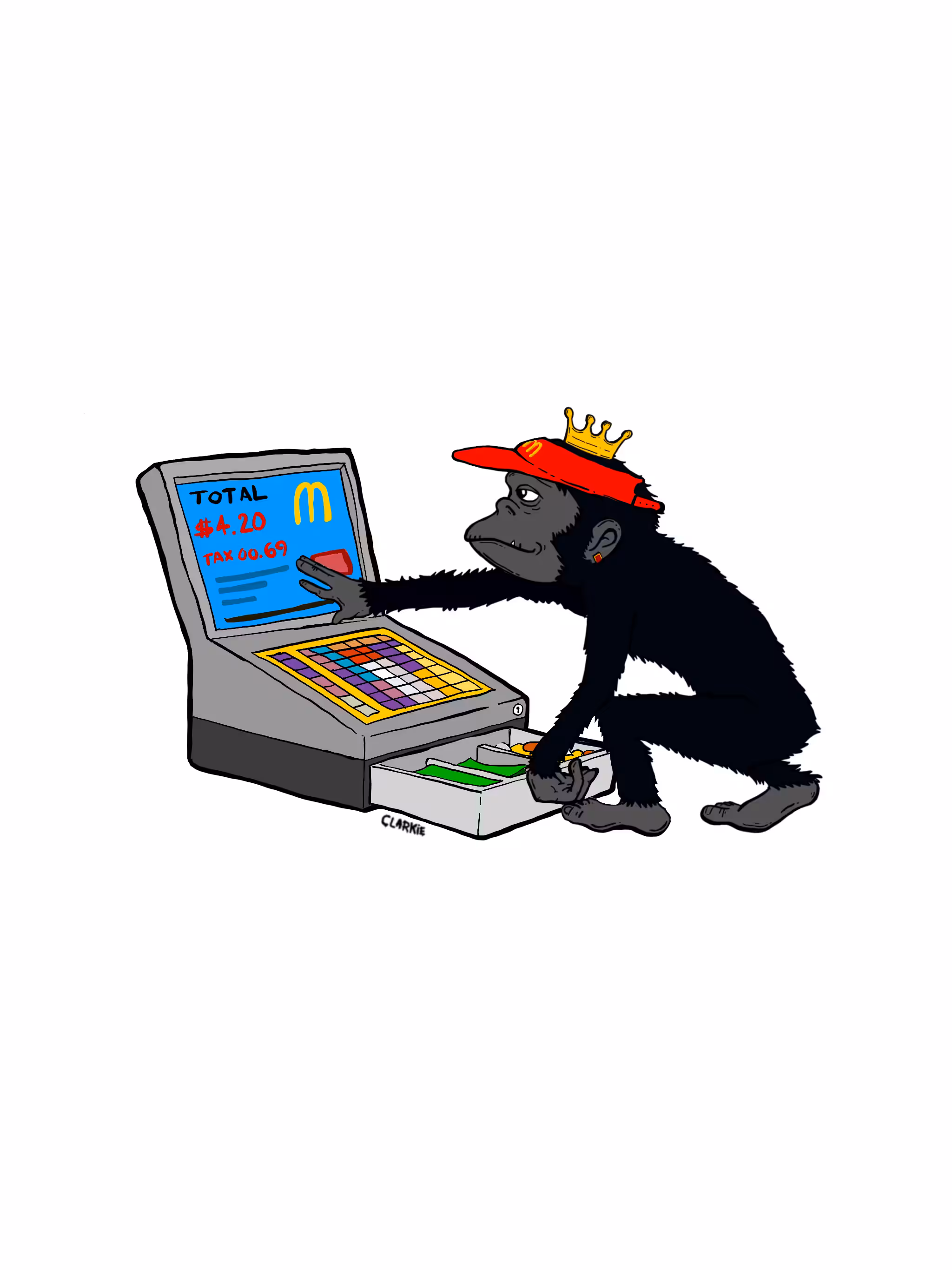 Cash Register Monkey