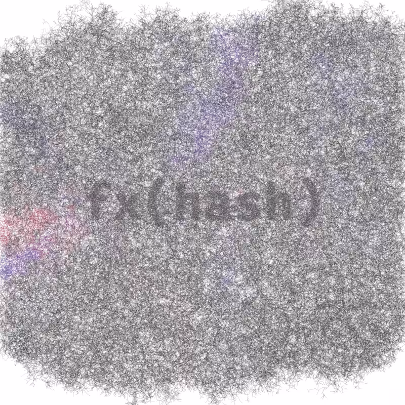 FXHASH Generative Logo #758