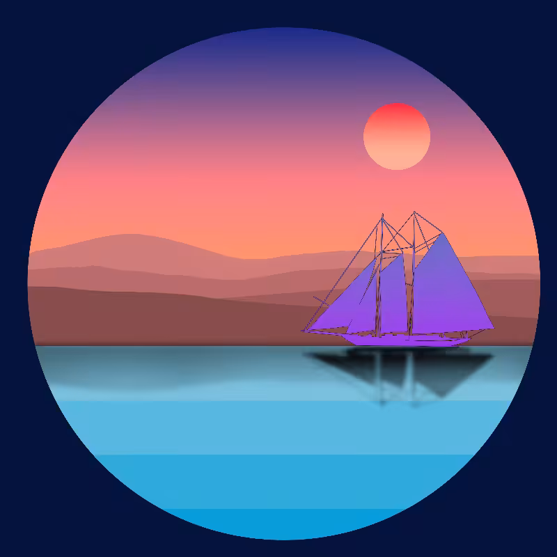 Boat on the sea #7
