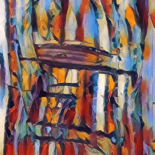 Perfect Abstract Art Polygon: Brushed Lightly 