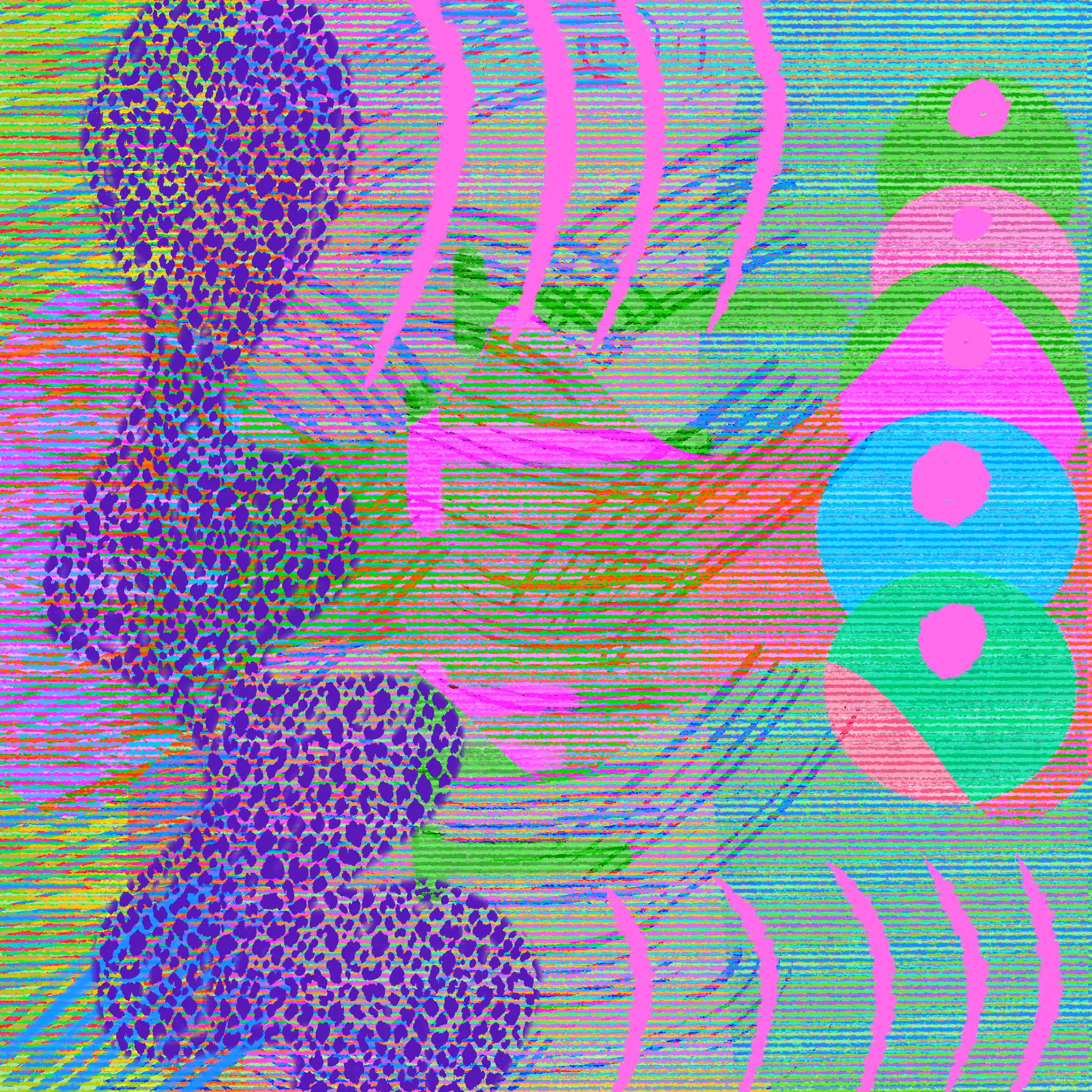 Empress Trash: Dopamine 5 {Deconstructed Lisa Frank}