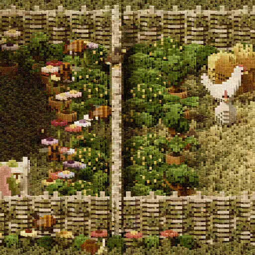 Cottage Garden (Sam and Daisy) #1A