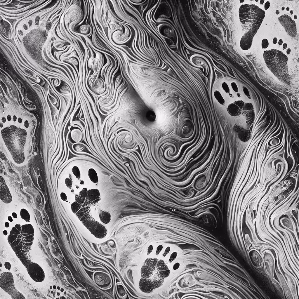female belly painting