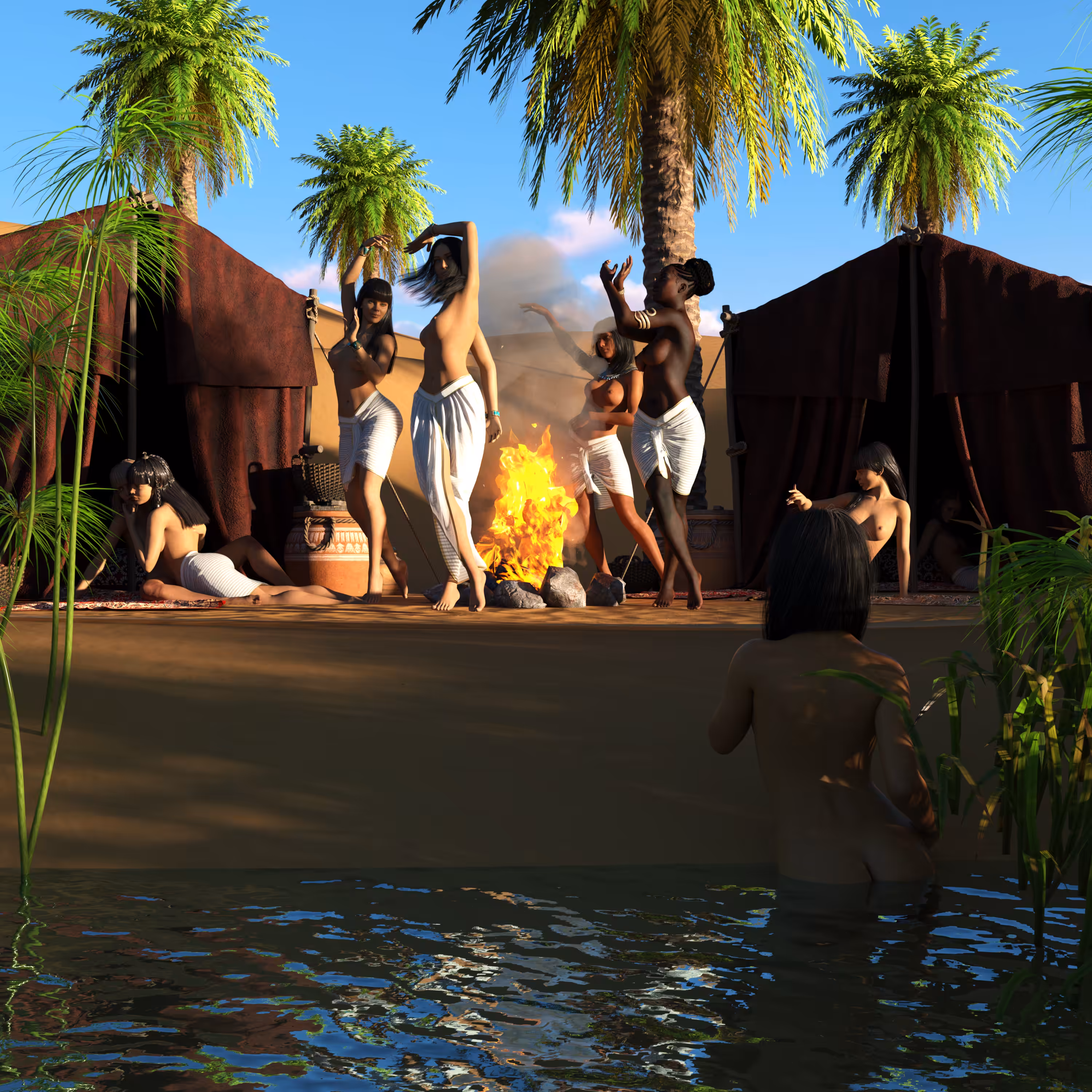 Dance in the desert