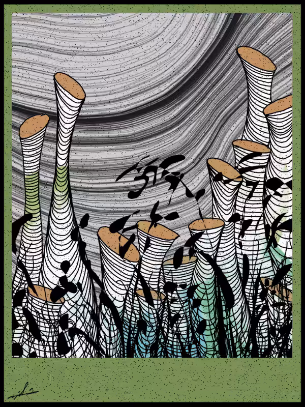 Play with lines #zentangle #6