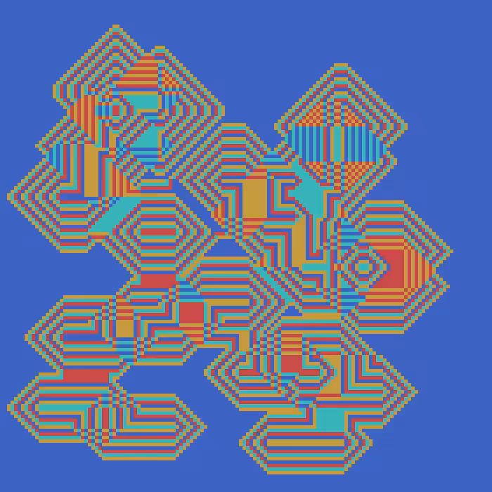 Superimposed Octagonal Pyramids #120
