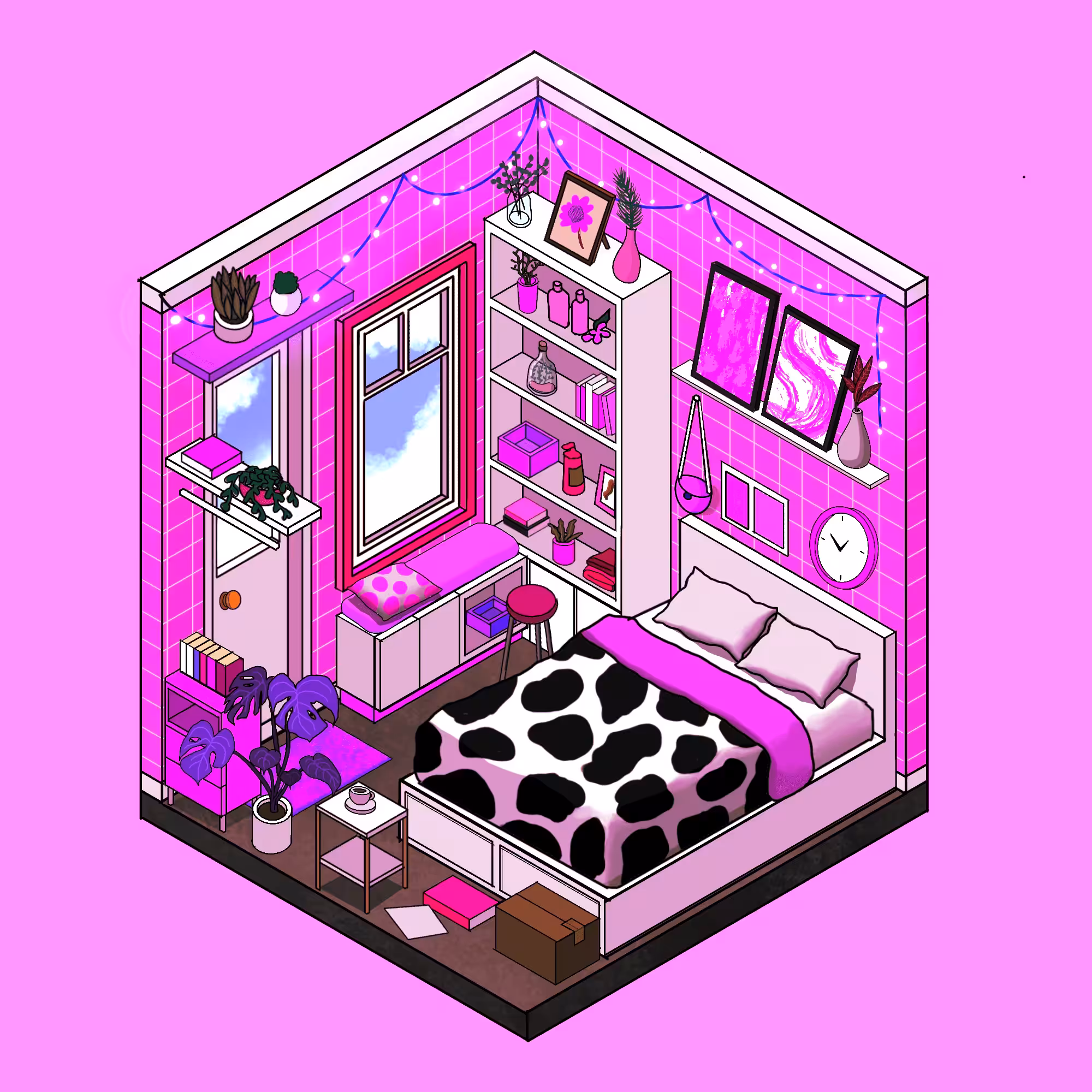 Shocking pink