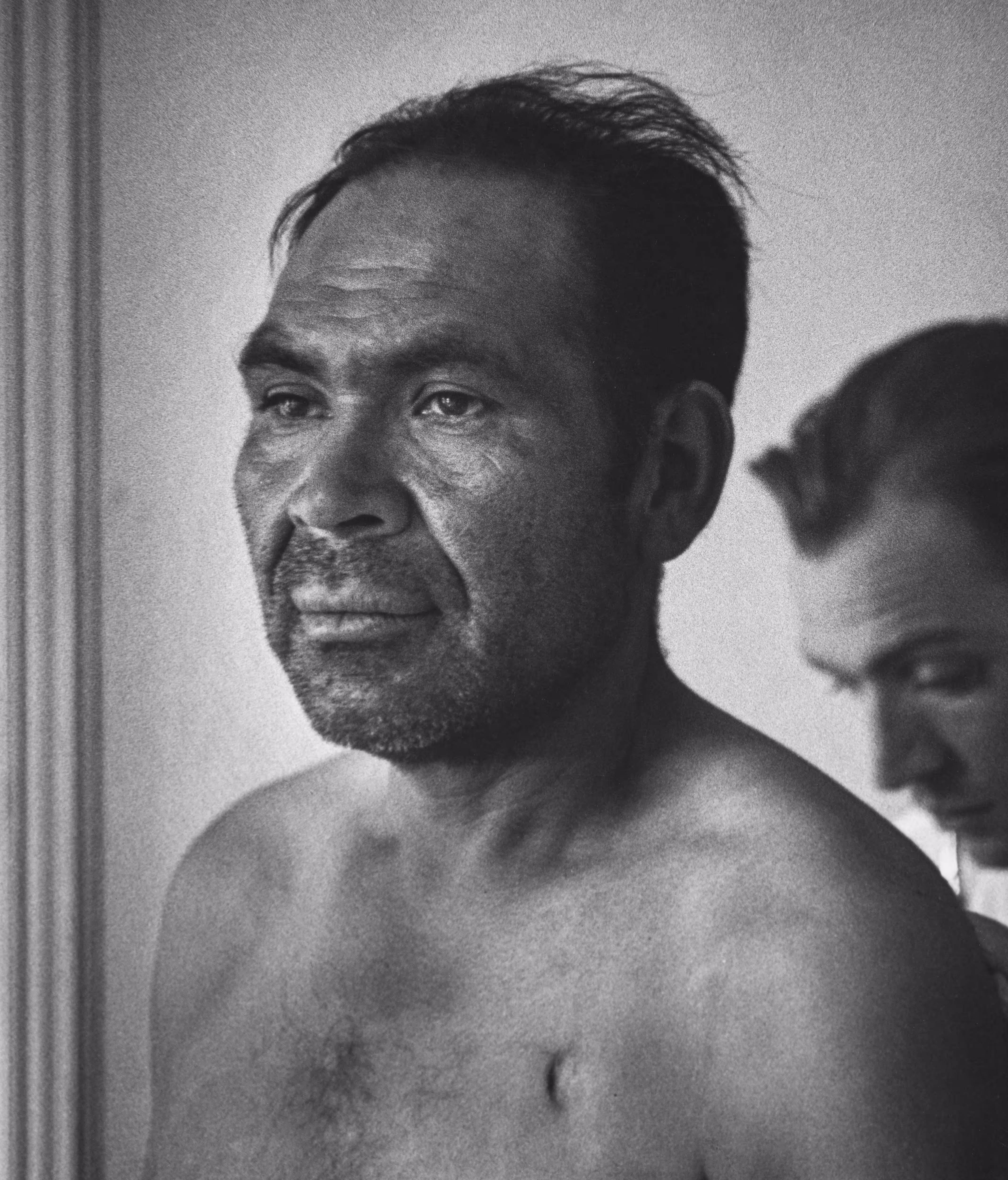 Country Doctor - Patient Being Treated by Dr. Ernest Ceriani in Examination Room