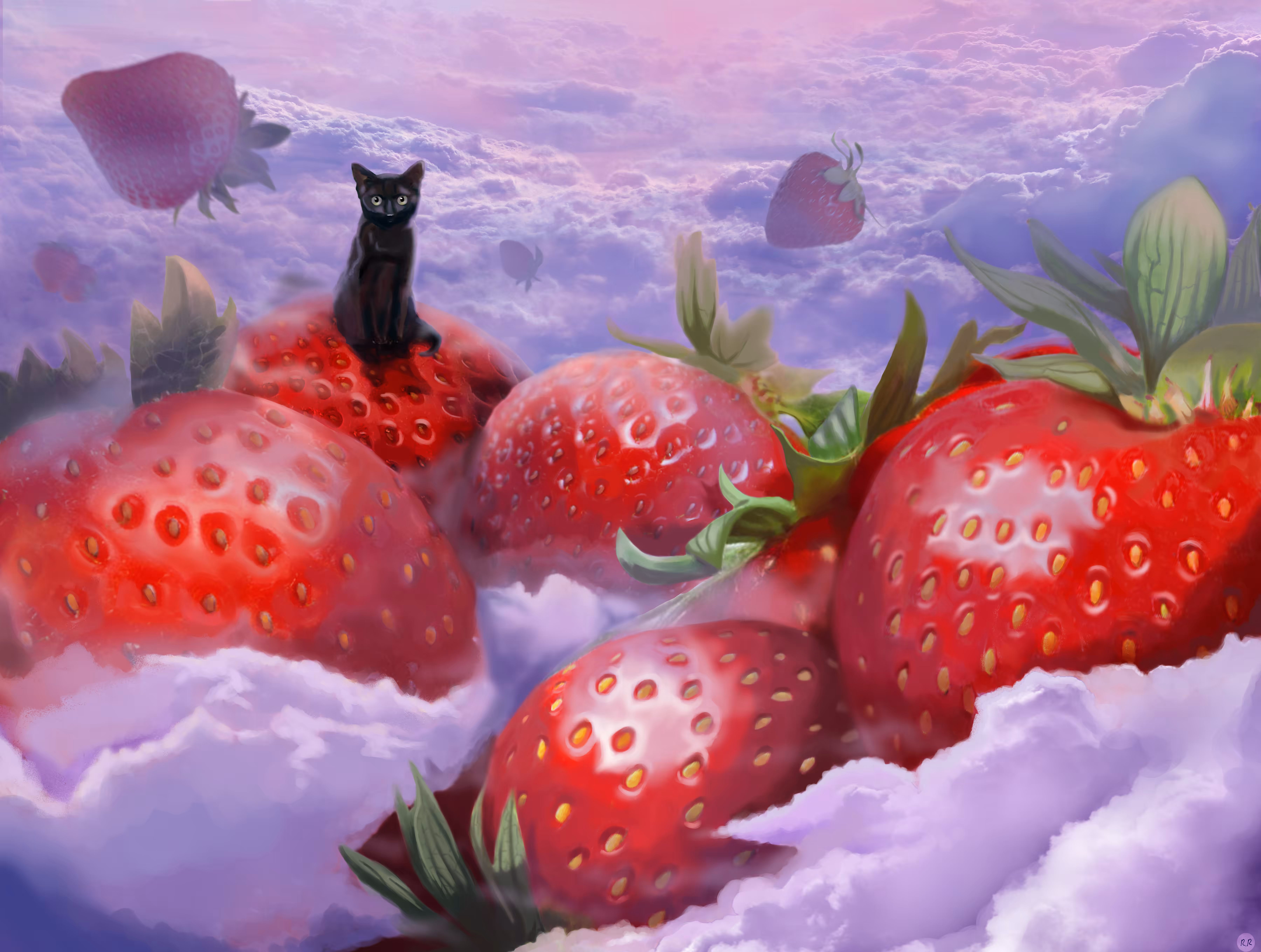 Strawberry Cat