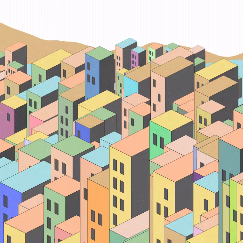 Coloured City #111