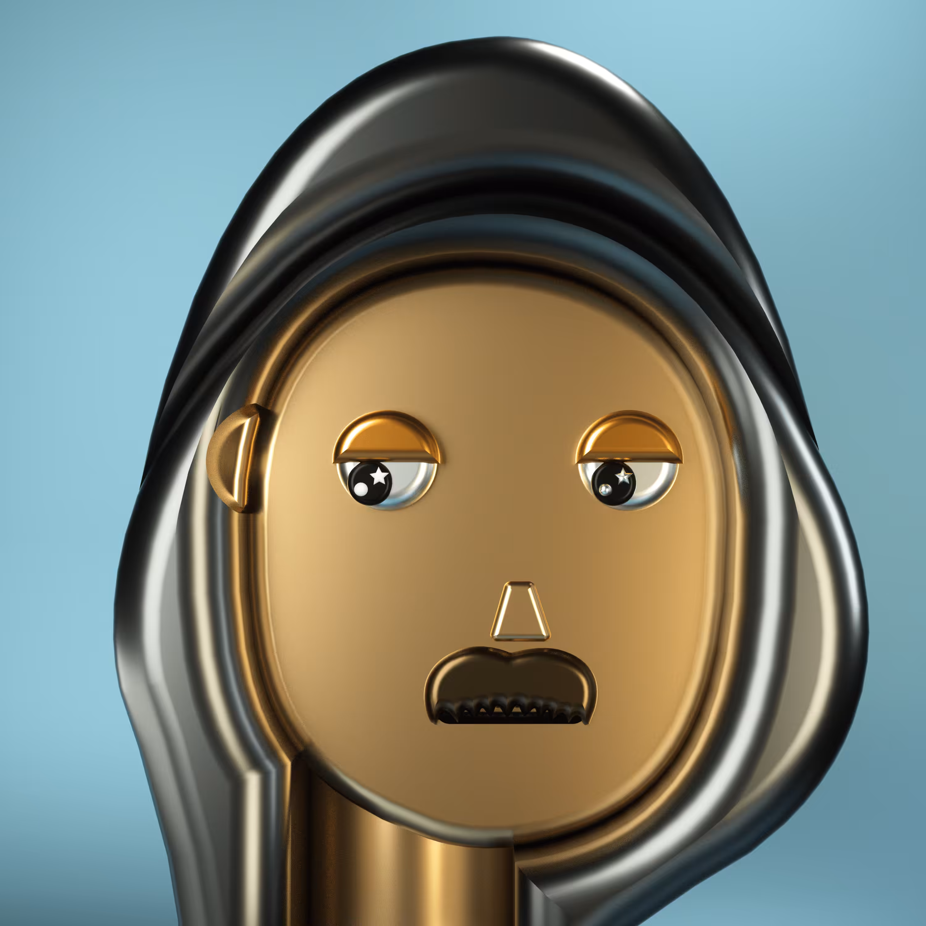 3D Chrome Punk #0465