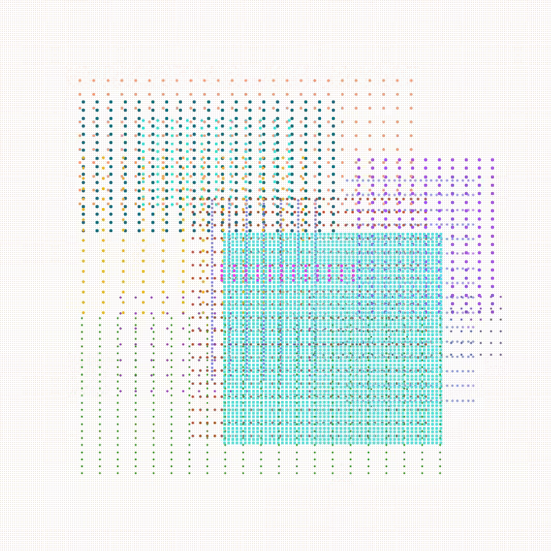 pointillist patchwork #49
