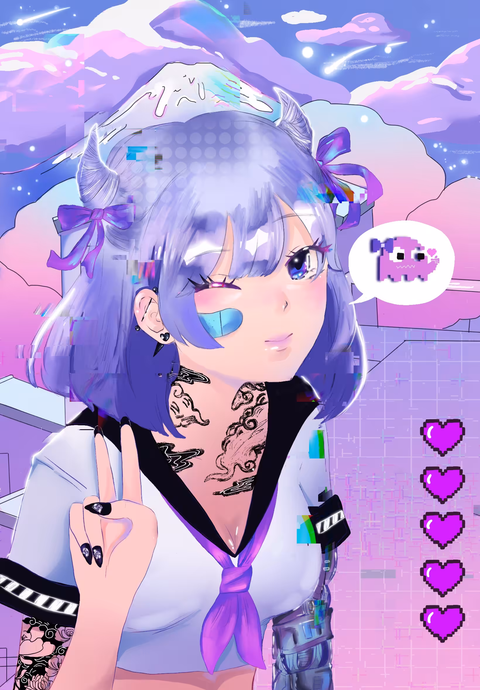 Girl in a Glitchy World