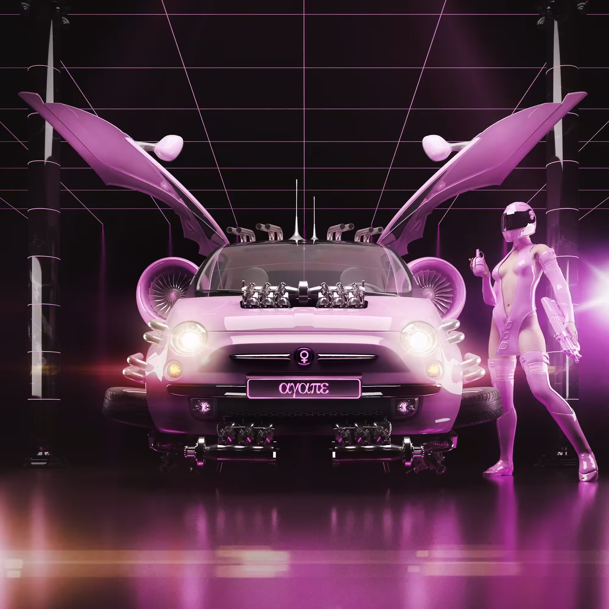 Pink Racer Origin