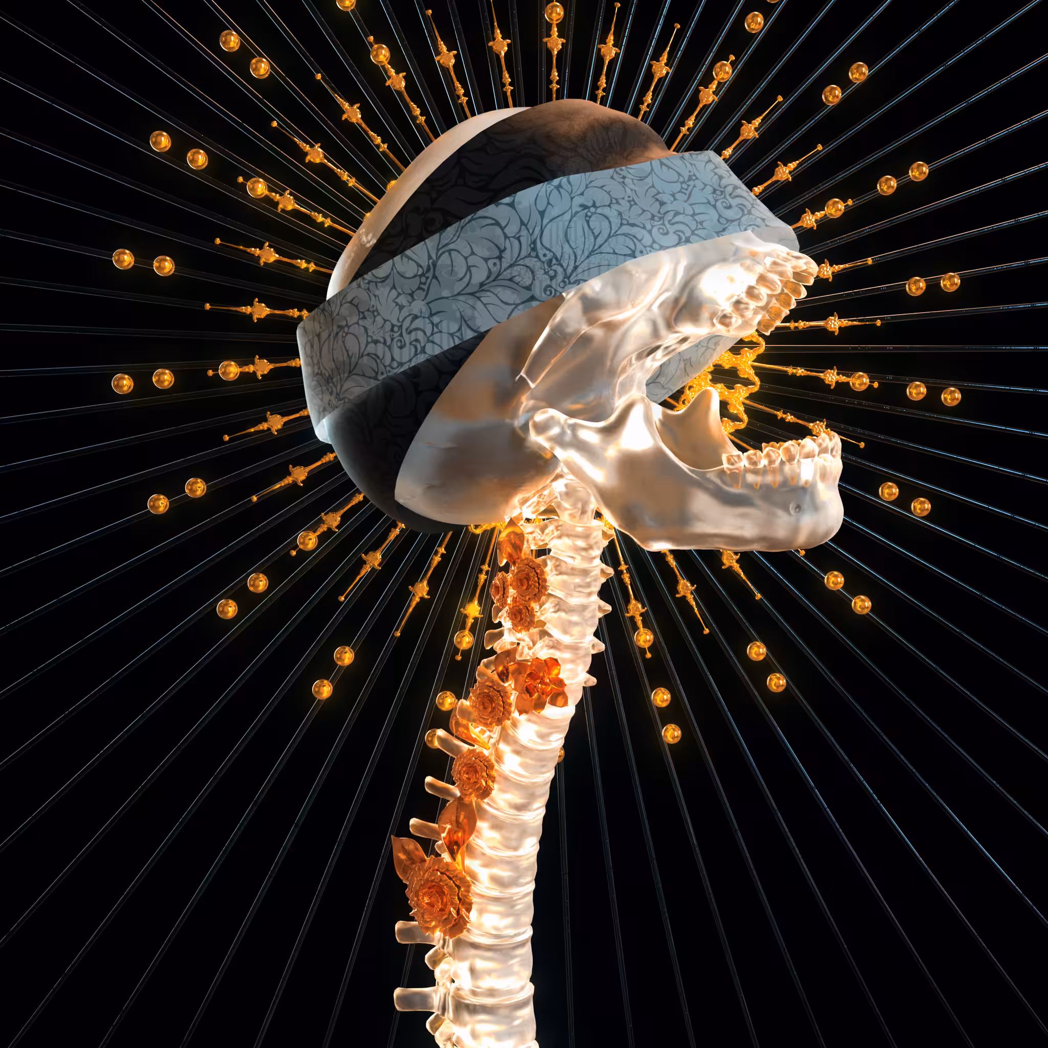 In the form of a skeleton #44