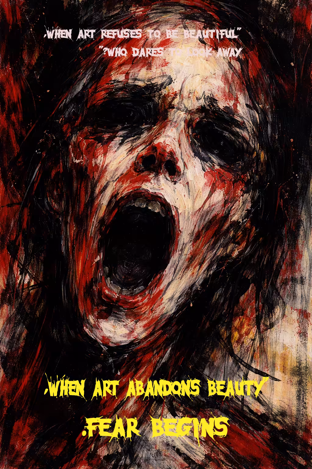 DEMON MONARCH: “When art abandons beauty, fear begins.”