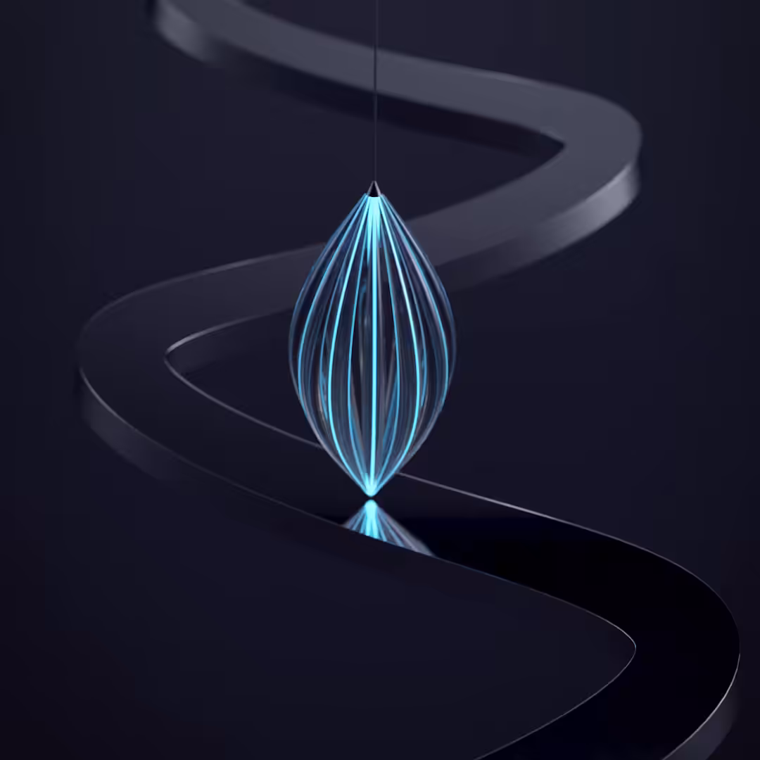 Curved track