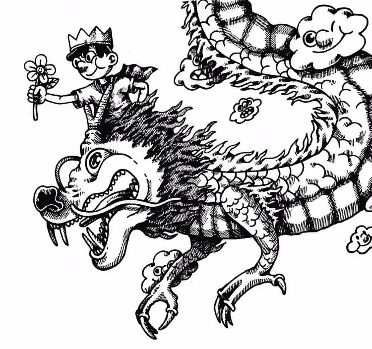 king tanpopoe play with dragon!!