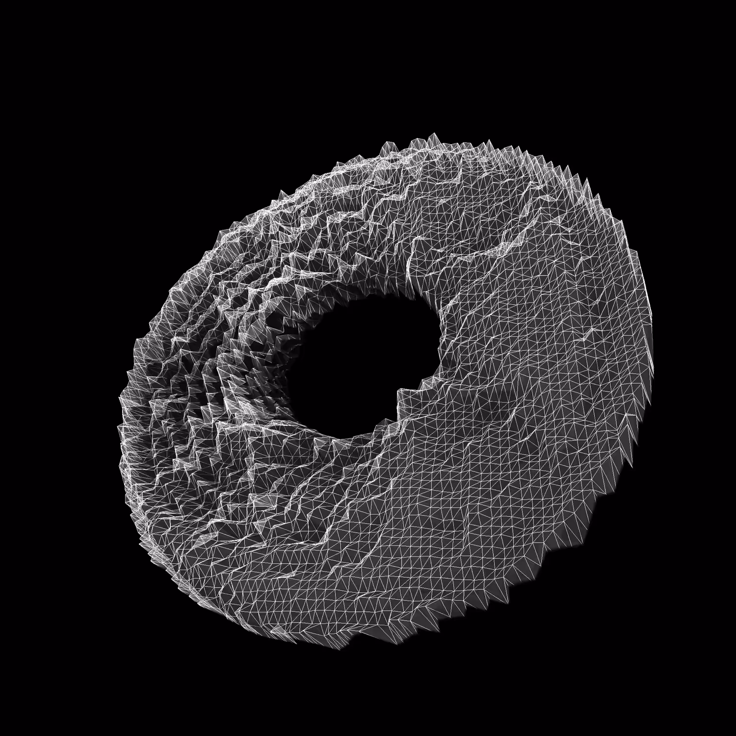 torus asteroid frozen