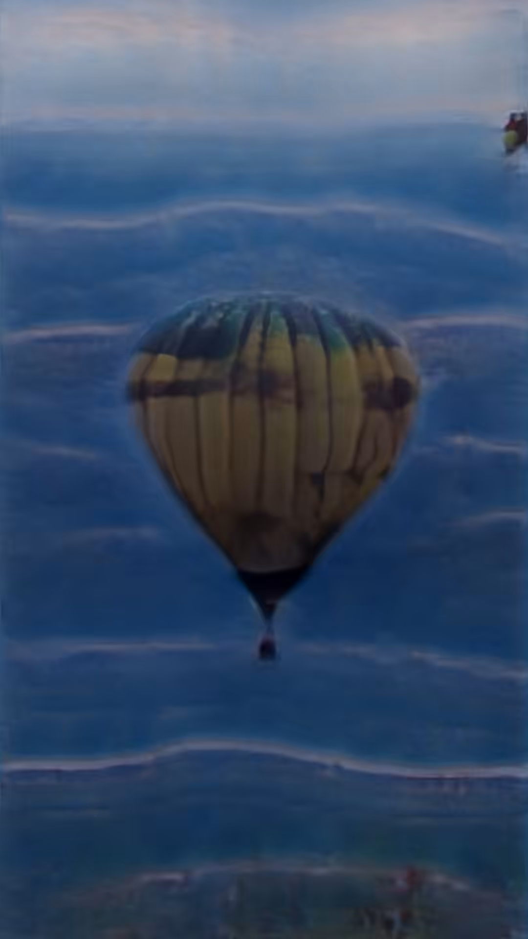Balloons In The Sky — Faded Shadow on Canvas
