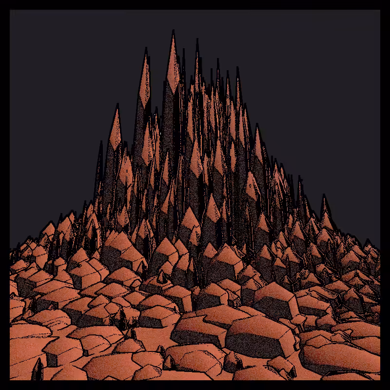 Crystal forest #6