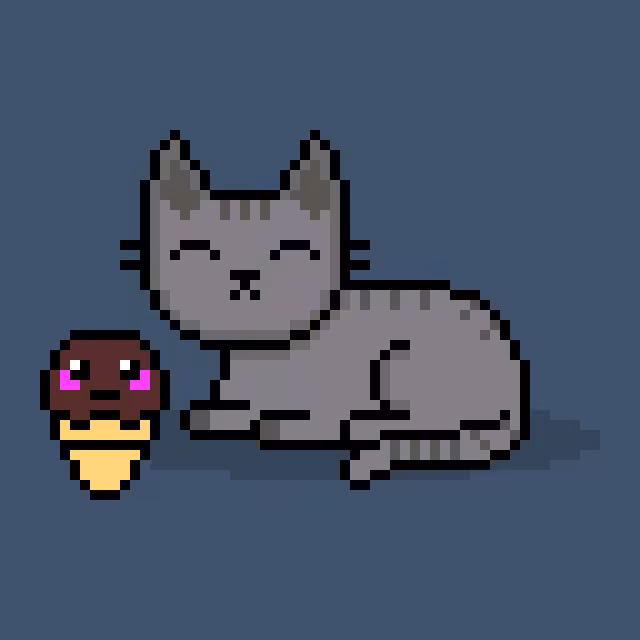 pixel kitten: Pixel Kitten #0047