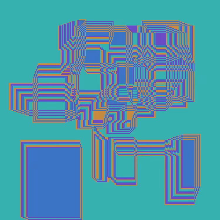 Superimposed Rectangles #51