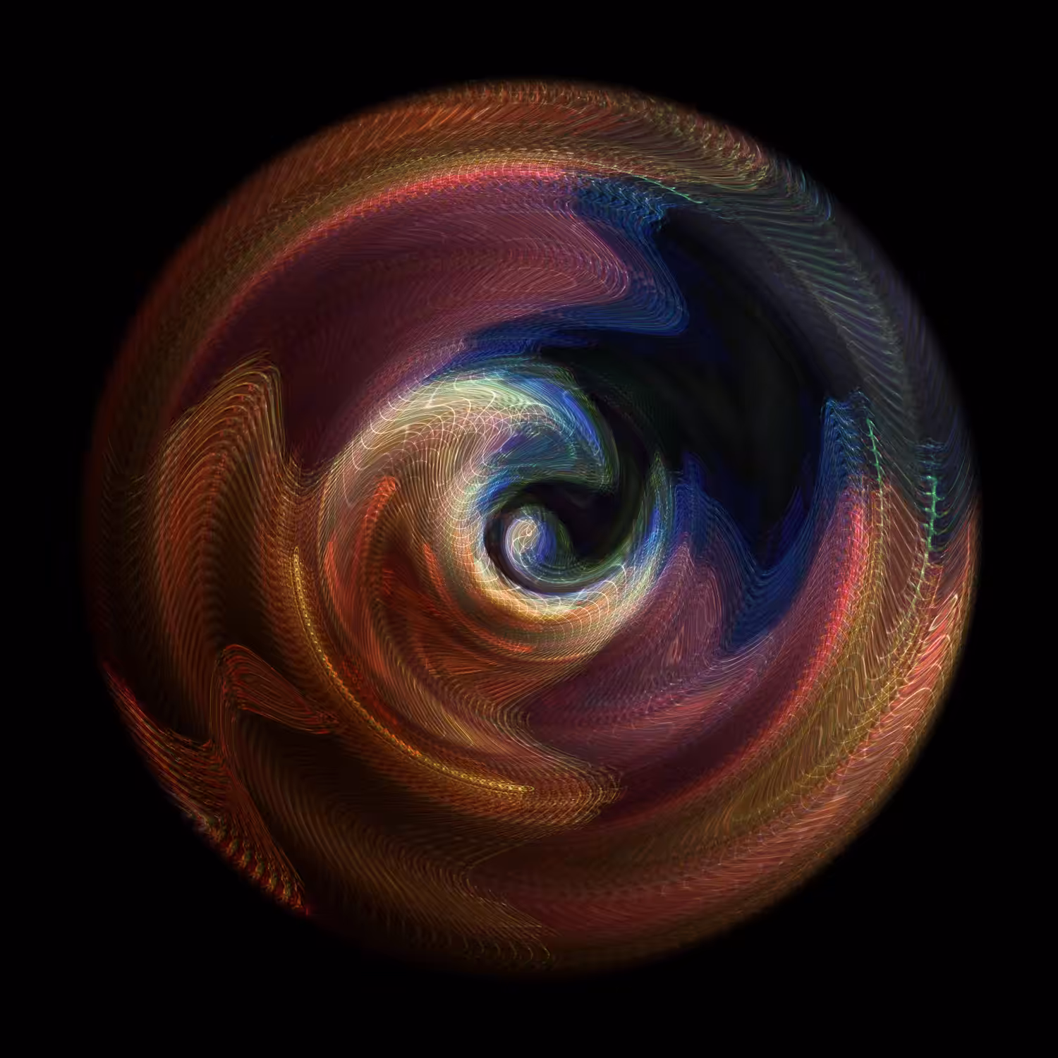 stellar iris hypnotic spiral