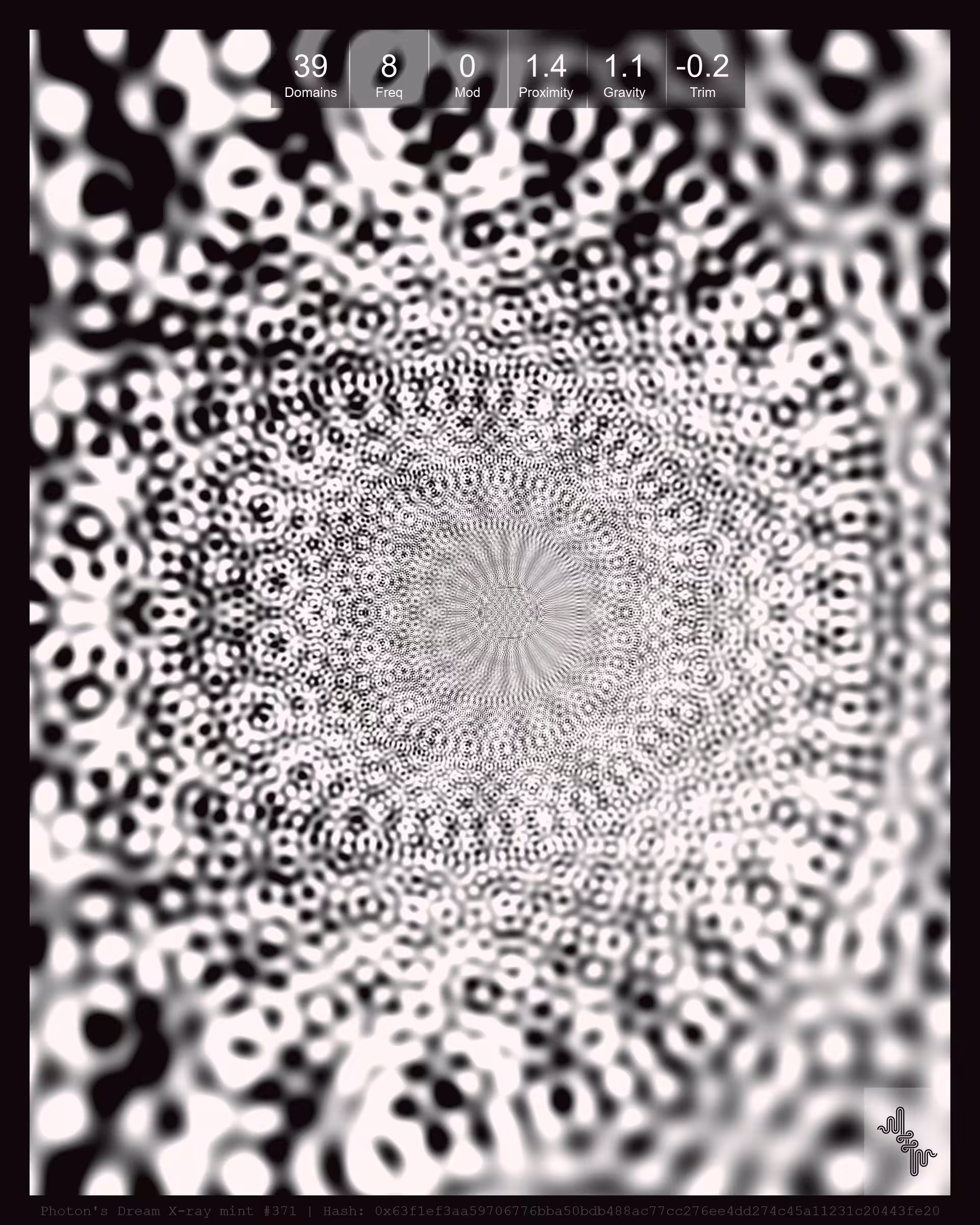 Photon's Dream X-rays by Harvey Rayner: Photon's Dream X-ray mint#371