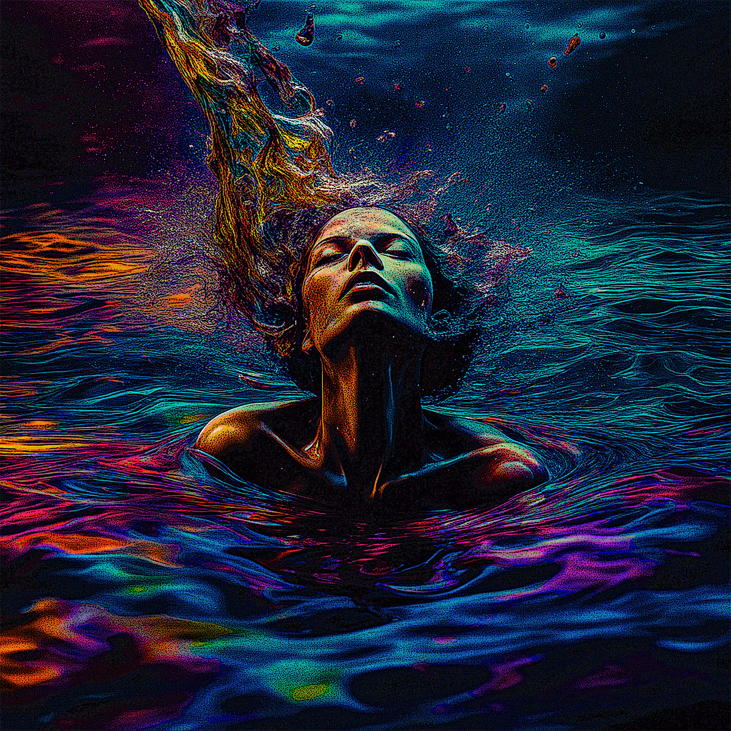 Vivid Surfacing: Watercolor Dreams