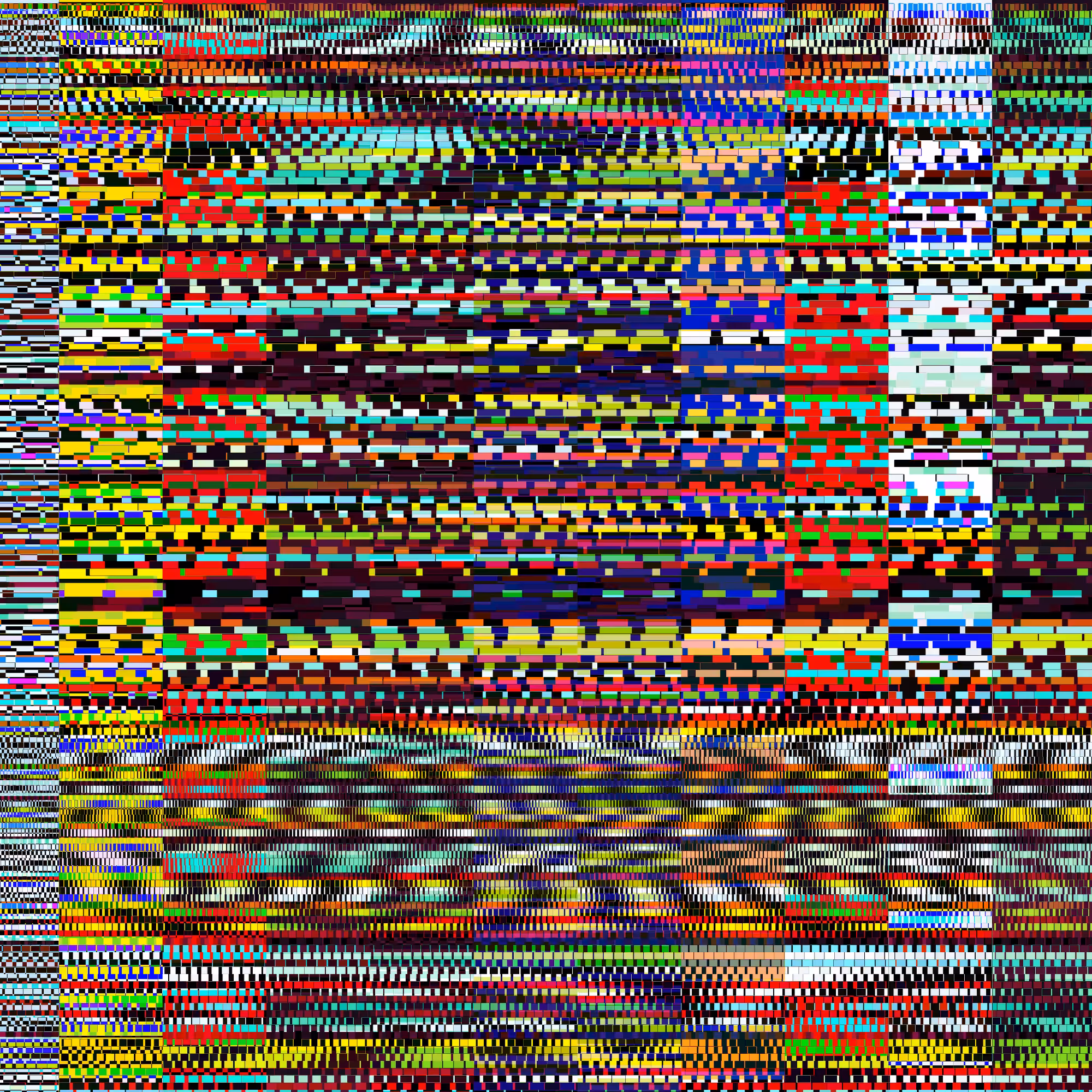 Glitchometry Stripes #121