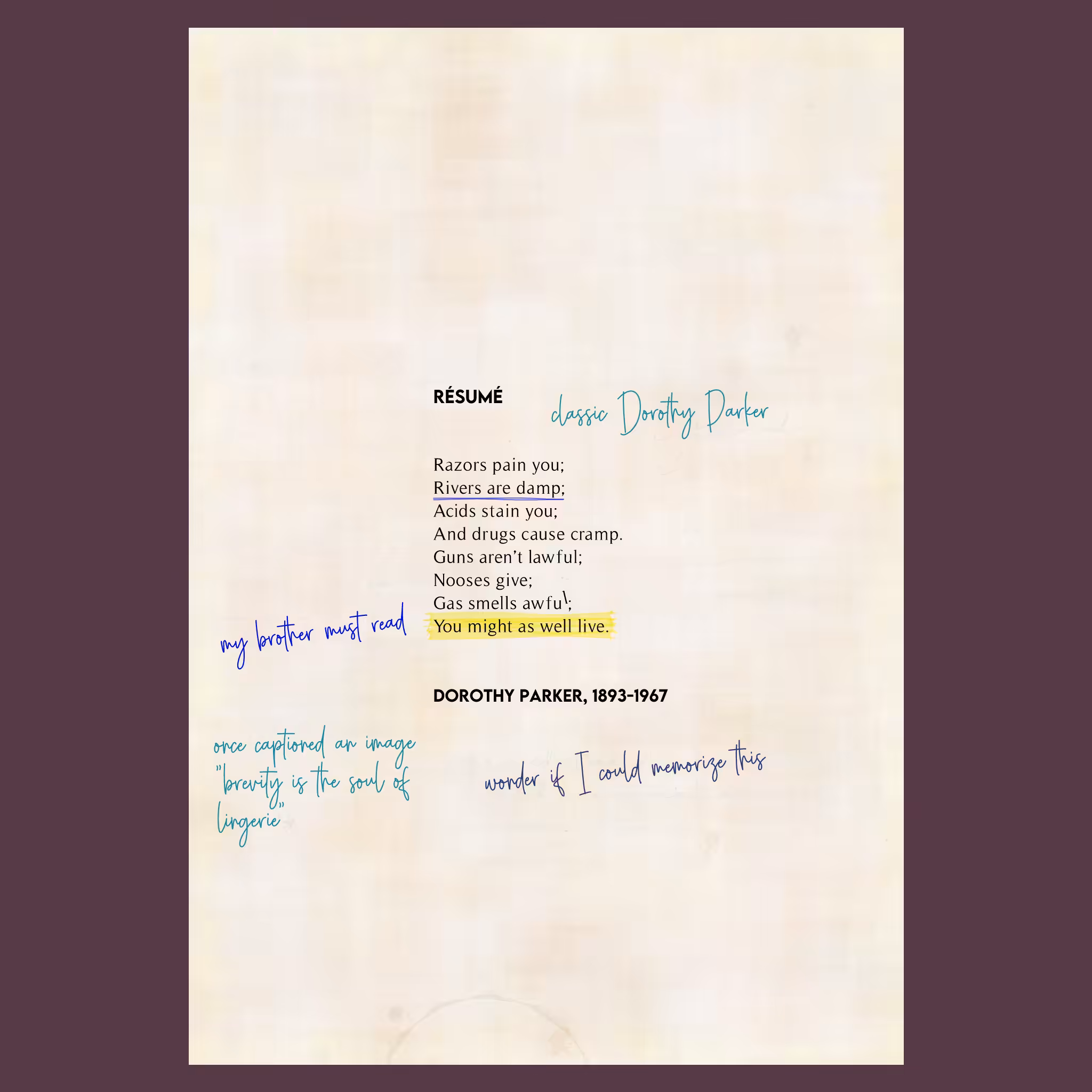 Poems in the Public Domain #237