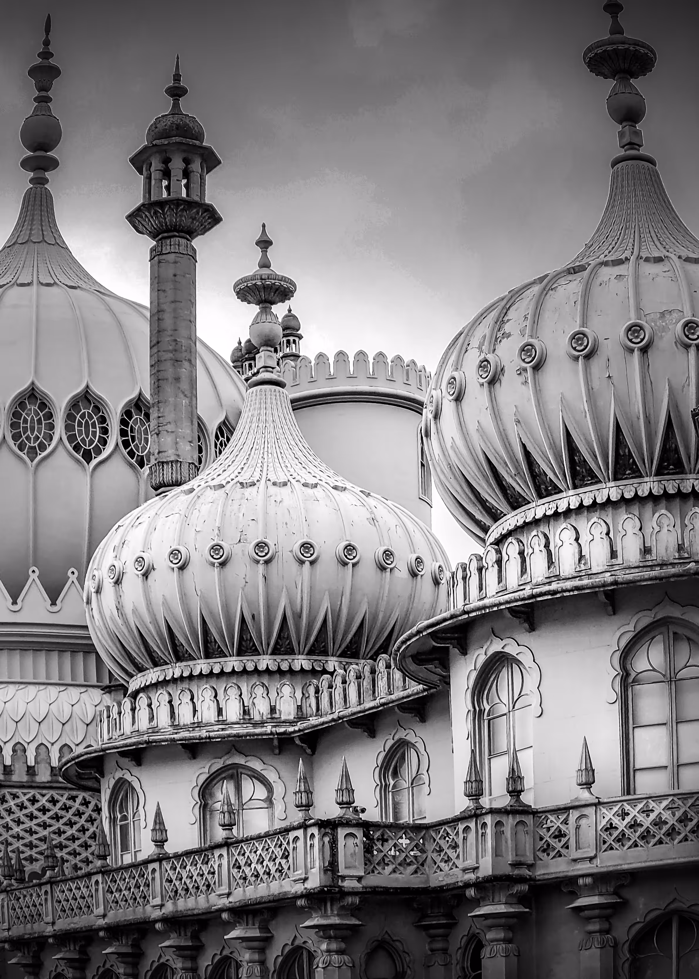 Lily White Black & White: A Segment of the Royal Pavilion