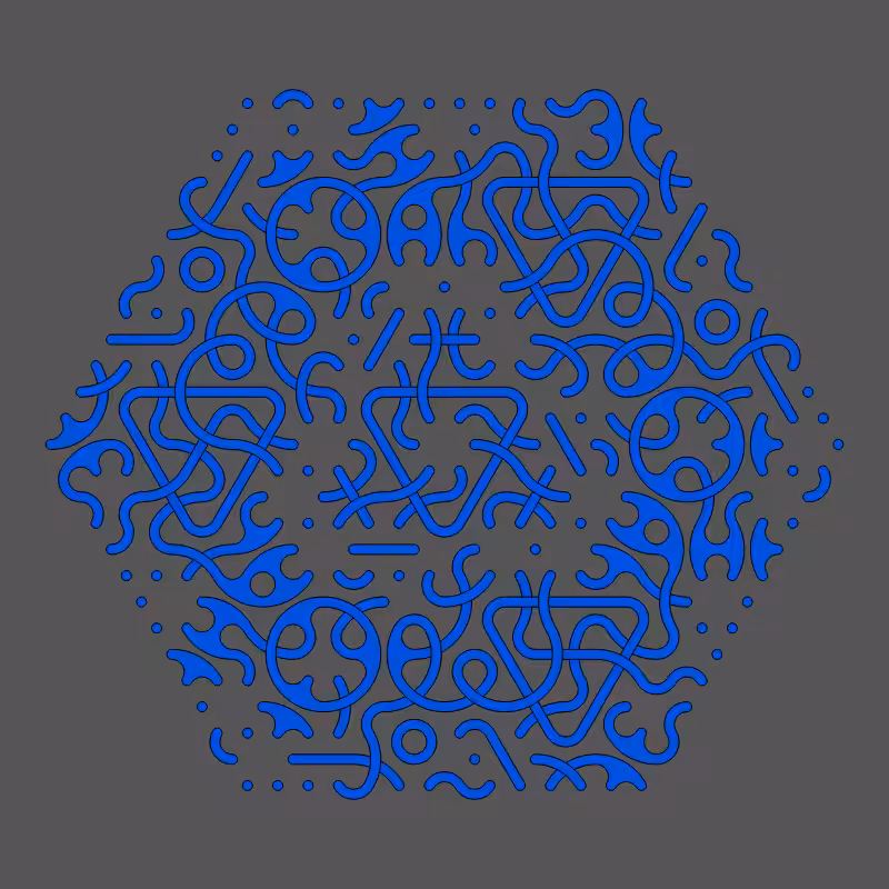 Threefold Symmetry - Dark Variations #22