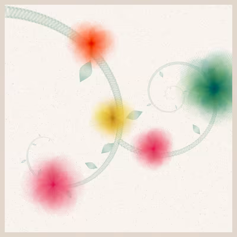 Fairy flower pattern #167