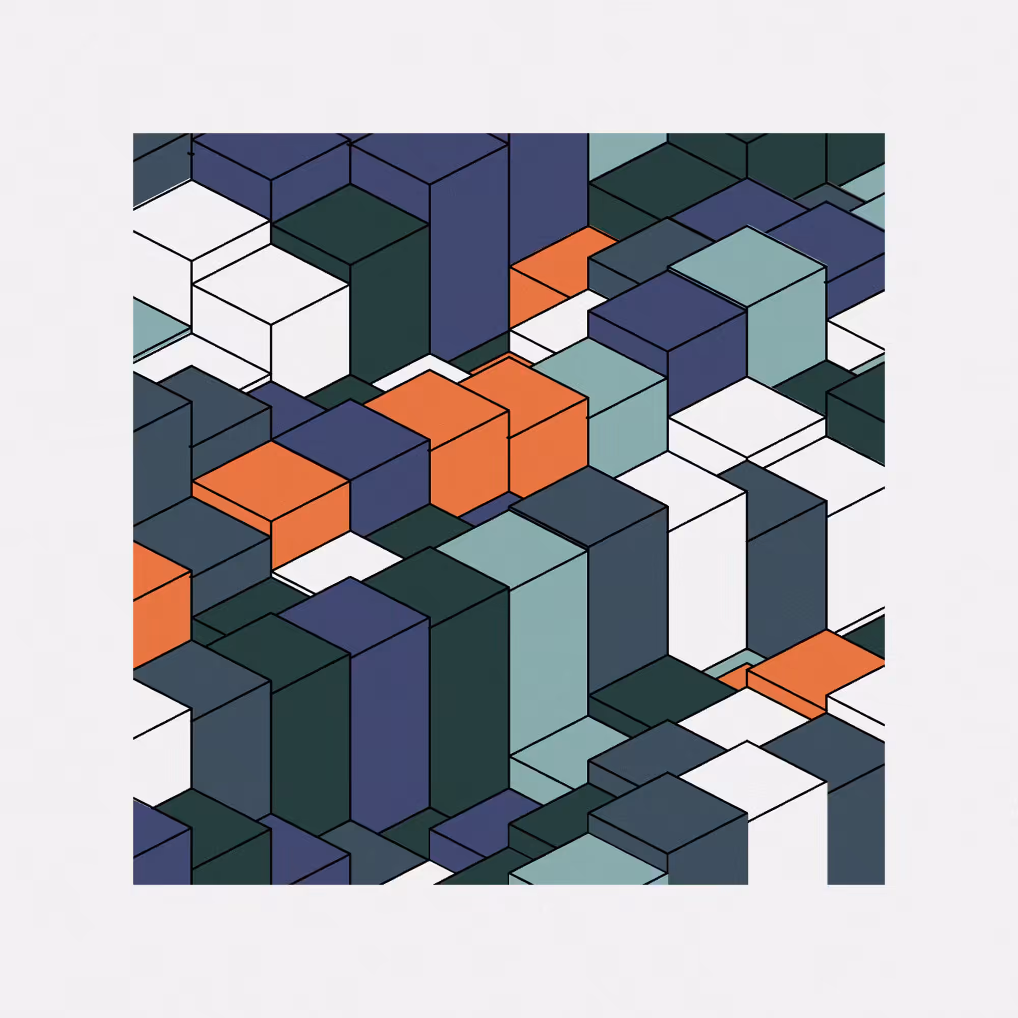 CUBIST HORIZONS #9