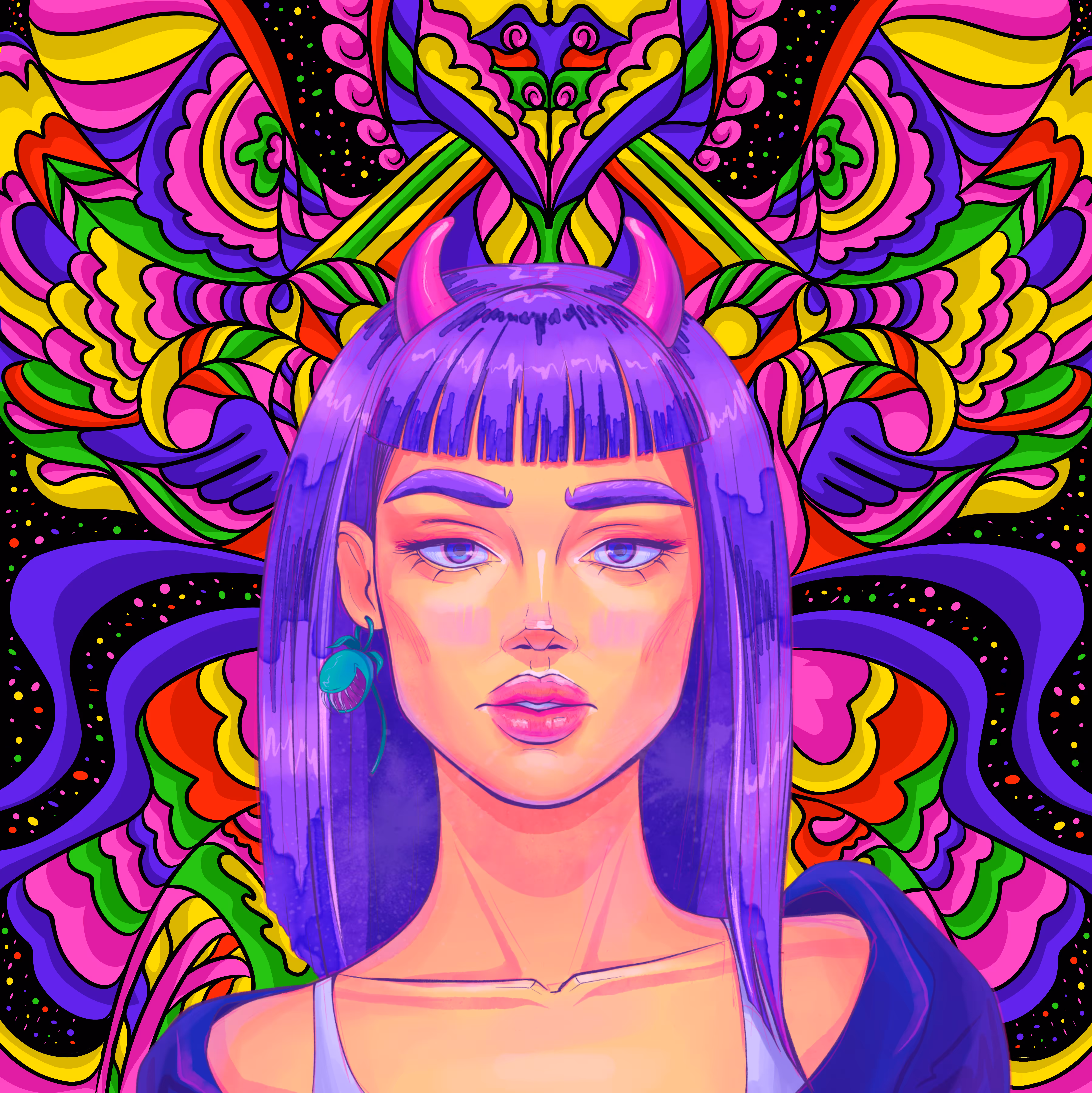 Purple Hair Don't Care