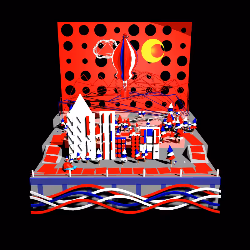 Paper Art 3D #244