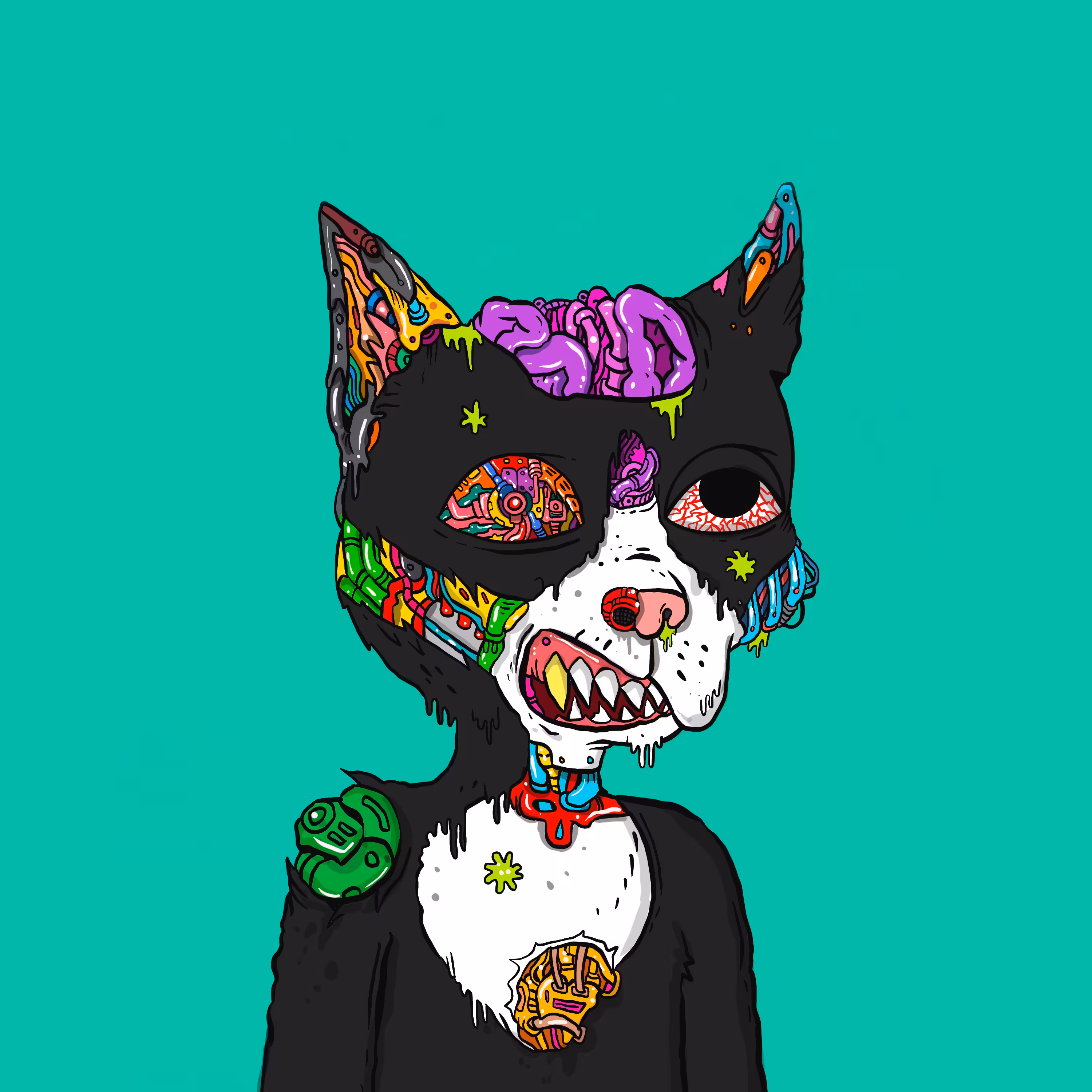 Aku Napie x Gutter Cat #1369
