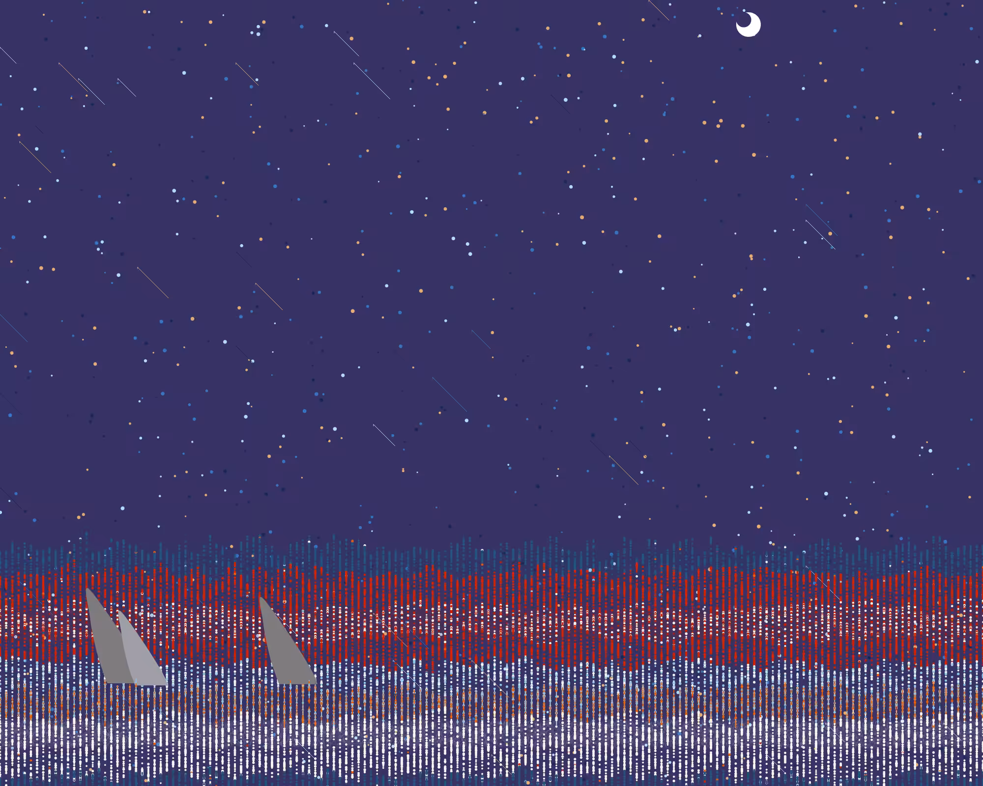 dangerous,ocean,shooting star and night #21
